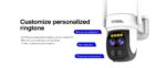 Invictus HTP-2-4G IP 4G Κάμερα Μπαταρίας 3MP Εξωτερικού Χώρου IP66 με Κίνηση, Ανιχνευτή PIR, Ηλιακό Panel & Αμφίδρομο Ήχο, 2 Φακοί 4&12mm - Image 3