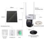Invictus HTP-2-4G IP 4G Κάμερα Μπαταρίας 3MP Εξωτερικού Χώρου IP66 με Κίνηση, Ανιχνευτή PIR, Ηλιακό Panel & Αμφίδρομο Ήχο, 2 Φακοί 4&12mm - Image 4