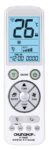 Chunghop K-1060E Universal Τηλεχειριστήριο Air Condition με Φωτιζόμενη Οθόνη & 5000 Κωδικούς Λευκό