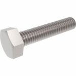 Βίδα Inox Εξάγωνη M10x25mm για Προφίλ Αλουμινίου Στήριξης Φωτοβολταϊκών Panel