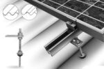 Στριφώνι με Ντίζα Inox M10x300 Κεραμοσκεπής με Ξύλινες Δοκούς για Στήριξη Φωτοβολταϊκών Panel - Image 2
