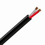 Καλώδιο Φωτοβολταϊκών 2x1mm² H07RN-F Μαύρο 1m