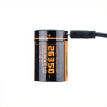 Fitorch UC20R Επαναφορτιζόμενη Μπαταρία Li-ion 26350 2000mAh 3.7V με Micro USB - Image 2
