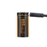 Fitorch UC16R Επαναφορτιζόμενη Μπαταρία Li-ion 16340 (RCR123A) 650mAh 3.7V με Micro USB - Image 2