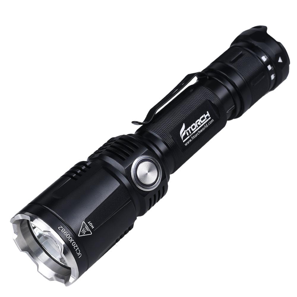 SE7647900-o1.jpg Επαναφορτιζόμενος Φακός Χειρός LED 1800lm Δέσμη 328m IPΧ8 με Micro USB & 6 Λειτουργίες Φωτισμού Φ28x159mm Fitorch M30R - Image 1