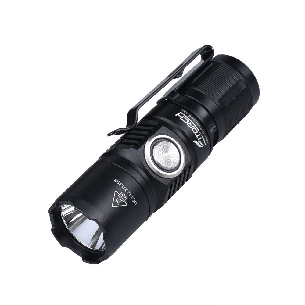 SE7648600-o1.jpg Επαναφορτιζόμενος Φακός Χειρός LED 1000lm Δέσμη 150m IPΧ8 με Micro USB, 5 Λειτουργίες Φωτισμού & Μαγνήτη Φ24.5x93mm Fitorch ER16 - Image 1