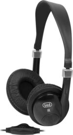 Trevi HTV 636 Οn Ear Ενσύρματα Ακουστικά με 5m Καλώδιο & Ρύθμιση Έντασης Μαύρο