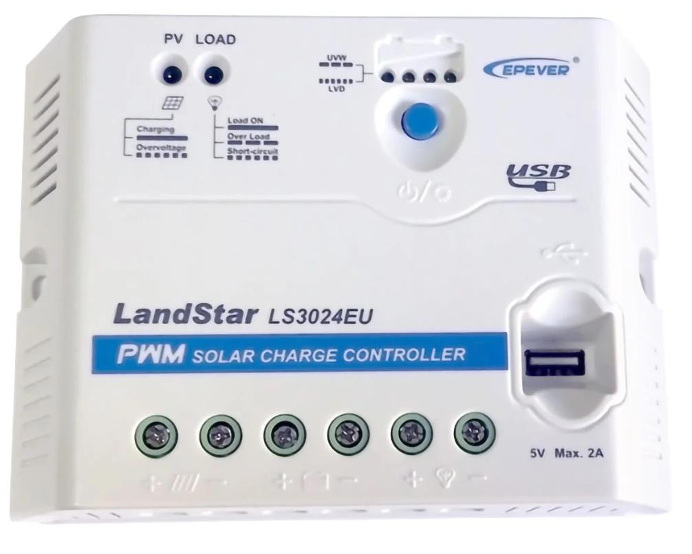 SE7661500-o1.jpg Epsolar LS3024EU Ρυθμιστής Φόρτισης PWM 12/24V 30A - Image 1