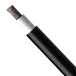 Καλώδιο Φωτοβολταϊκών 1x6mm² ZZ-F Διπλής Μόνωσης Μαύρο 1m