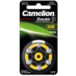 Camelion A10 Μπαταρίες Ακουστικών Βαρηκοΐας 6τμχ