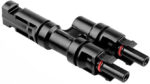 Διακλαδωτής MC4 Θηλυκό σε 2x MC4 Αρσενικά 30Α IP67 για Καλώδιο Φ3÷6mm² MC4-PV-1F2M