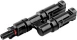 Διακλαδωτής MC4 Αρσενικό σε 2x MC4 Θηλυκά 30Α IP67 για Καλώδιο Φ3÷6mm² MC4-PV-1M2F