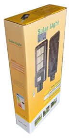 Invictus HSL-LY180 Ηλιακό Φωτιστικό Δρόμου LED Ισχύος 180W IP65, Ψυχρό Λευκό 6000Κ με Ανιχνευτή Κίνησης & Τηλεχειριστήριο 775x290x70mm 12.02.0063 - Image 4