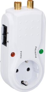 Grundig Πρίζα Ασφαλείας 16A με Προστασία Υπέρτασης, Κεραίας, RJ45 & RJ11 06668