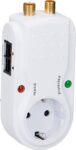Grundig Πρίζα Ασφαλείας 16A με Προστασία Υπέρτασης, Κεραίας, RJ45 & RJ11 06668