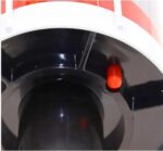 Ηλιακός Φάρος LED Κόκκινος Flashing Εφέ με Διακόπτη, IP65 Φ80x150mm HTL-80200R-F - Image 4