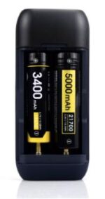 Speras SP-PD21700 Φορτιστής USB-C 2 Μπαταριών Li-Ion 18650 & 21700 με 2 Κανάλια Φόρτισης & Λειτουργία Powerbank - Image 2