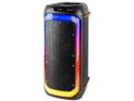 Trevi XF 780 ΚΒ Επαναφορτιζόμενο Bluetooth Ηχείο 110W Karaoke με Ενσύρματο Μικρόφωνο, Τηλεχειριστήριο και Φωτισμό RGB Μαύρο 30x30x64cm
