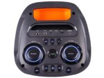 Trevi XF 780 ΚΒ Επαναφορτιζόμενο Bluetooth Ηχείο 110W Karaoke με Ενσύρματο Μικρόφωνο, Τηλεχειριστήριο και Φωτισμό RGB Μαύρο 30x30x64cm - Image 3