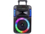 Trevi XF 370 KB Επαναφορτιζόμενο Bluetooth Ηχείο Trolley 25W Karaoke με Ενσύρματο Μικρόφωνο, Τηλεχειριστήριο και Φωτισμό RGB Μαύρο 26x23x40cm - Image 3