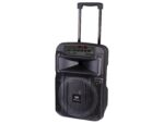 Trevi XF 370 KB Επαναφορτιζόμενο Bluetooth Ηχείο Trolley 25W Karaoke με Ενσύρματο Μικρόφωνο, Τηλεχειριστήριο και Φωτισμό RGB Μαύρο 26x23x40cm - Image 4