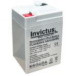 Invictus Μπαταρία Μολύβδου 6V 4.5Ah 70x47x107mm Ακροδέκτες F1 4.8mm FL6-4,5