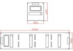 Φορητό Μονοκρυσταλλικό Φωτοβολταϊκό Panel 200W 236x56x0.5cm / 61.5x56x3.5cm με Βύσματα MC4 Invictus ME-SC-200 - Image 5