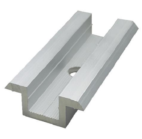 SE9954800-o1.jpg Ενδιάμεσο Στήριγμα Φωτοβολταϊκών Panel σε Χαμηλό Προφίλ Αλουμινίου 06.32.0059 - Image 1