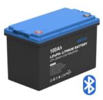 Epever Μπαταρία Λιθίου LiFePO4 12V 100Ah 1280WH 340x185x219mm IP65 με Bluetooth, Σπείρωμα M8 LFP12-100BL
