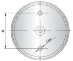 Φάρος Xenon 12VDC Κόκκινος Strobe Εφέ IP65 Φ74.5x52mm AuerSignal XB2 - Image 3