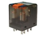 Ρελέ Ηλεκτρομαγνητικό 230VAC 12A 2 Επαφών N.C+N.O 8 PIN για Βάση Schrack PT270730