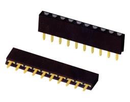 083498-o1.jpg Βέργα Ακίδων (Pin Header) Θηλυκή 40 Pin (1x40) Ίσια για PCB με Βήμα 2.54mm - Image 1