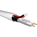 Anga ST-CC07 Καλώδιο CCTV 2x mini RG59 + 2x0.50mm 1m