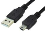 Καλώδιο USB 2.0 Type A Αρσενικό σε Mini USB 5 Pin Αρσενικό 0.2m Lancom 04.001.0262