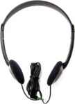 GBC CS 1250 Οn Ear Ενσύρματα Ακουστικά με 5m Καλώδιο & Ρύθμιση Έντασης Μαύρο