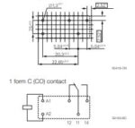 Ρελέ Ηλεκτρομαγνητικό 24VDC 16A 1 Επαφής N.O+N.C 8 Pin για PCB Schrack RT314024 - Image 3