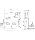 Microswitch Snap Action Γωνιακός με Έλασμα 16.6mm και Ροδάκι, SPDT 5A/250VAC για PCB Zippy SM-05-S-05DO-Z - Image 2