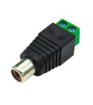 Βύσμα RCA Θηλυκό με Κλέμμα Πλαστικό JT-1270
