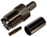 Βύσμα Mini UHF Θηλυκό Πρεσαριστό Καλωδίου RG58 Ultimax V7603