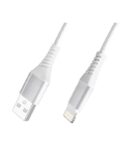Pully Καλώδιο Ταχείας Φόρτισης Lightning σε USB-A 30W 1m Υφασμάτινο Λευκό 04.001.0482