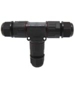 Σύνδεσμος 3 Καλωδίων 2.5mm² Στεγανός IP68 450V 24A με Λάστιχο Μ16Α & Βιδωτή Κλέμμα Σχήμα Τ