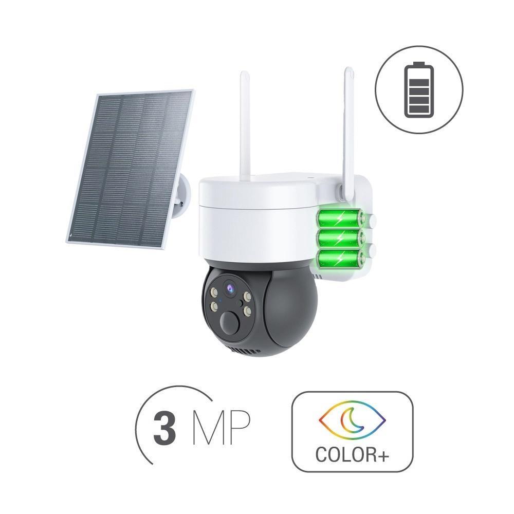 166959960-o1.jpg EOS SPD-300SOL/W IP Wi-Fi Κάμερα 3MP Εξωτερικού Χώρου IP65 με Κίνηση, Μπαταρίας με Ανιχνευτή PIR, Ηλιακό Panel & Αμφίδρομο Ήχο, Φακός 3.6mm - Image 1