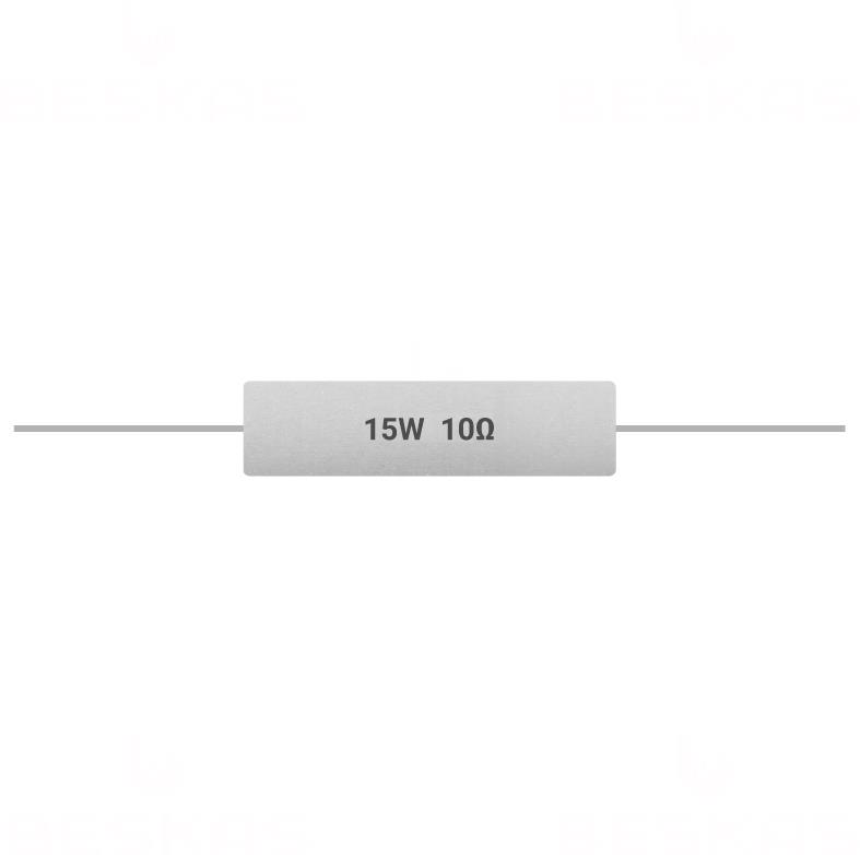 183990-o1.jpg Αντίσταση Σύρματος 10Ω 15W ±5% UniOhm - Image 1