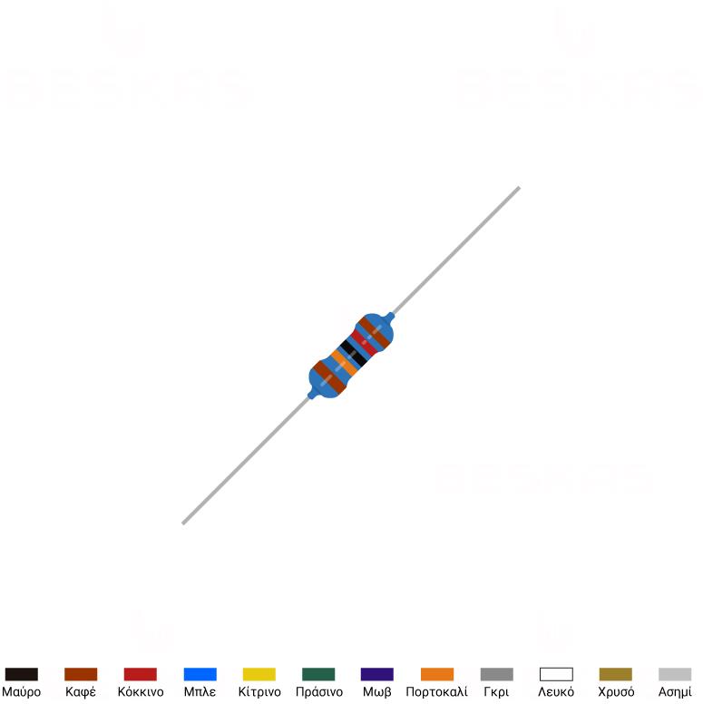 185710-o1.jpg Αντίσταση Metal Film 120kΩ0.6W ±1% - Image 1