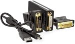 Μετατροπέας USB 2.0 σε DVI, HDMI & VGA C-170 Display Adapter Μαύρος - Image 2
