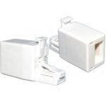 Adaptor Τηλεφωνικό RJ11 6P4C Αρσενικό σε Τηλεφωνικό Αγγλίας BT Socket