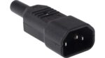 Βύσμα Ρεύματος 3 Pin C14 Καλωδίου 220VAC 10A JR-4114