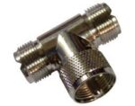 Adaptor UHF Αρσενικό σε 2x Θηλυκά Ultimax V7526