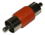 Adaptor RCA Αρσενικό σε Αρσενικό Πλαστικό Κόκκινο AD055A