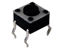245254-o1.jpg Microswitch TACT 4 Pin Push ON SPST-NO, 1.77N, 6x6x7mm THT Jianfu TVDP01 - Image 1